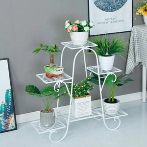 Iron 6 Plant Stand