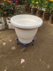 10 inch White Pot