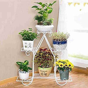 Iron Plant Stand 6 Pot Holder