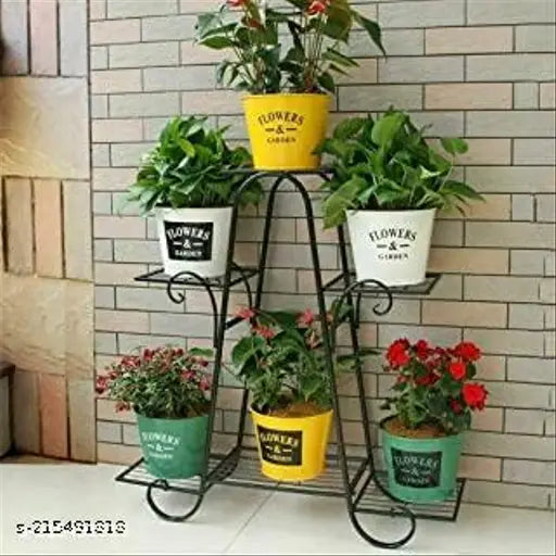 Iron Plant Stand 6 Plants